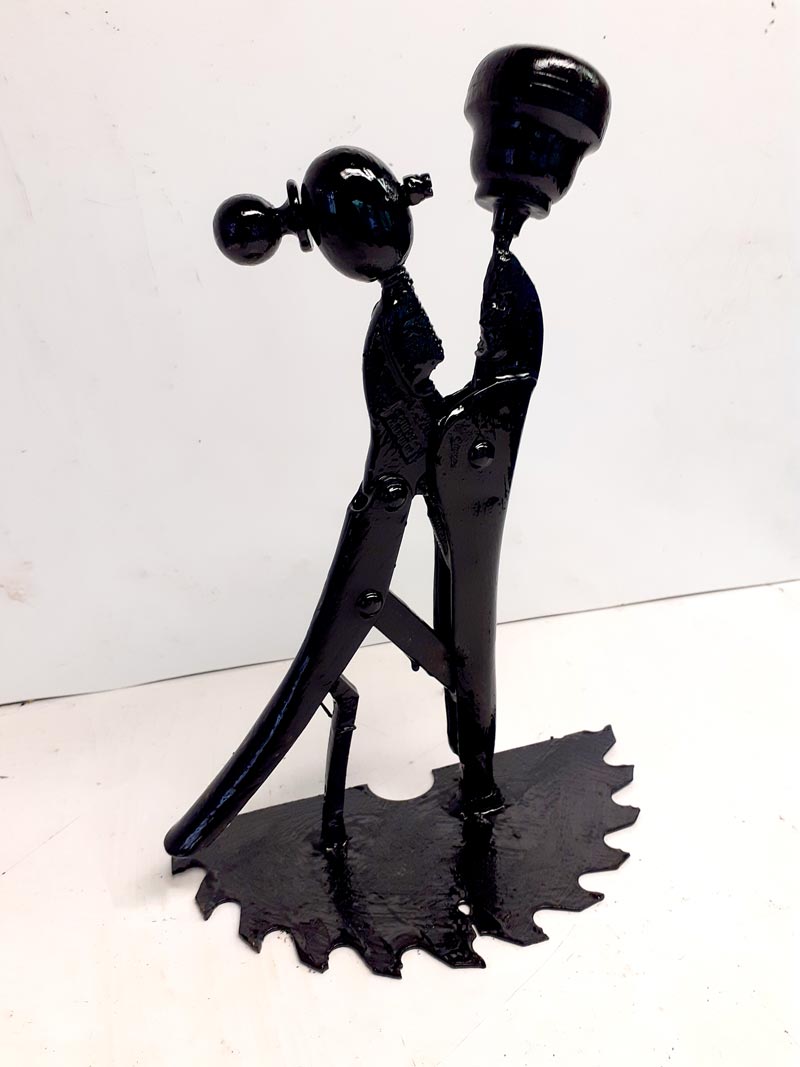 Echtpaar Schrootkunst