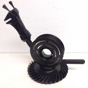 turbo de slak - kunstwerk oud ijzer schrootkunst zwart kunst voor buiten goedkoop